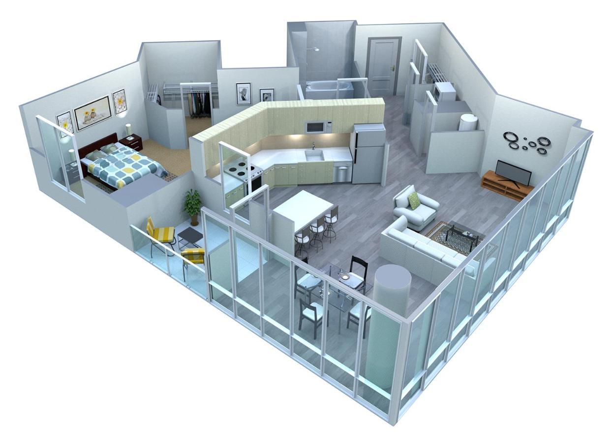 Placemakr Premier Sobro Nashville Eksteriør bilde 3D floor plan