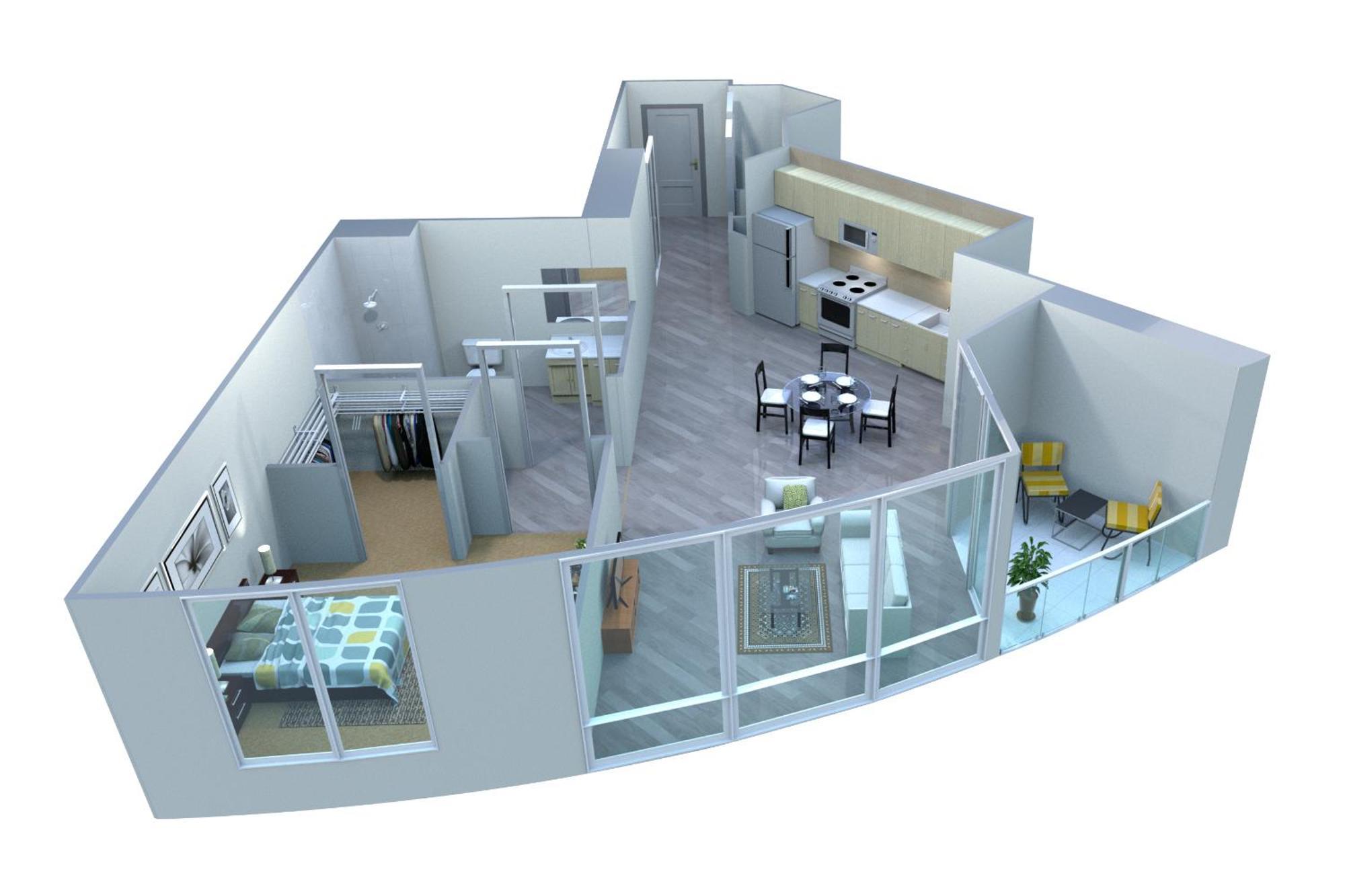 Placemakr Premier Sobro Nashville Eksteriør bilde 3D floor plan